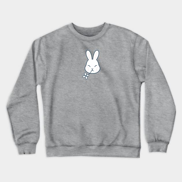 Lucky Bunny Emblem Crewneck Sweatshirt by Haley Manchon